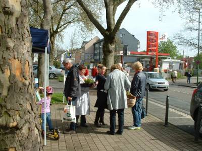 Landtagswahlkampf 2012 - Info-Stand Schonnebeck am 28.04.2012