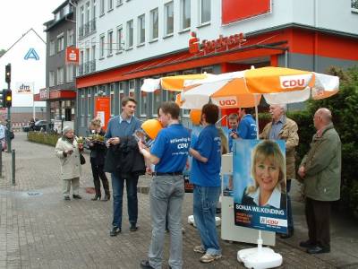 Landtagswahlkampf 2012 - Info-Stand Katernberg am 28.04.2012