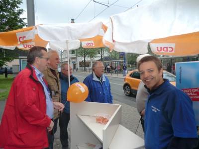 Landtagswahlkampf 2012 - Info-Stand Katernberg am 12.05.2012