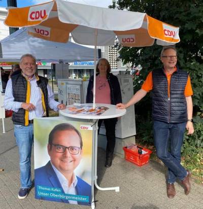Kommunalwahl 2020 - Von links nach rechts: Franz Rempe, Heike Eckhardt, Michael Neuhaus.