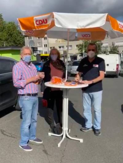 Kommunalwahl 2020 - Infostand in Stoppenberg.